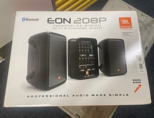 Jbl eon208p portable system - pa,